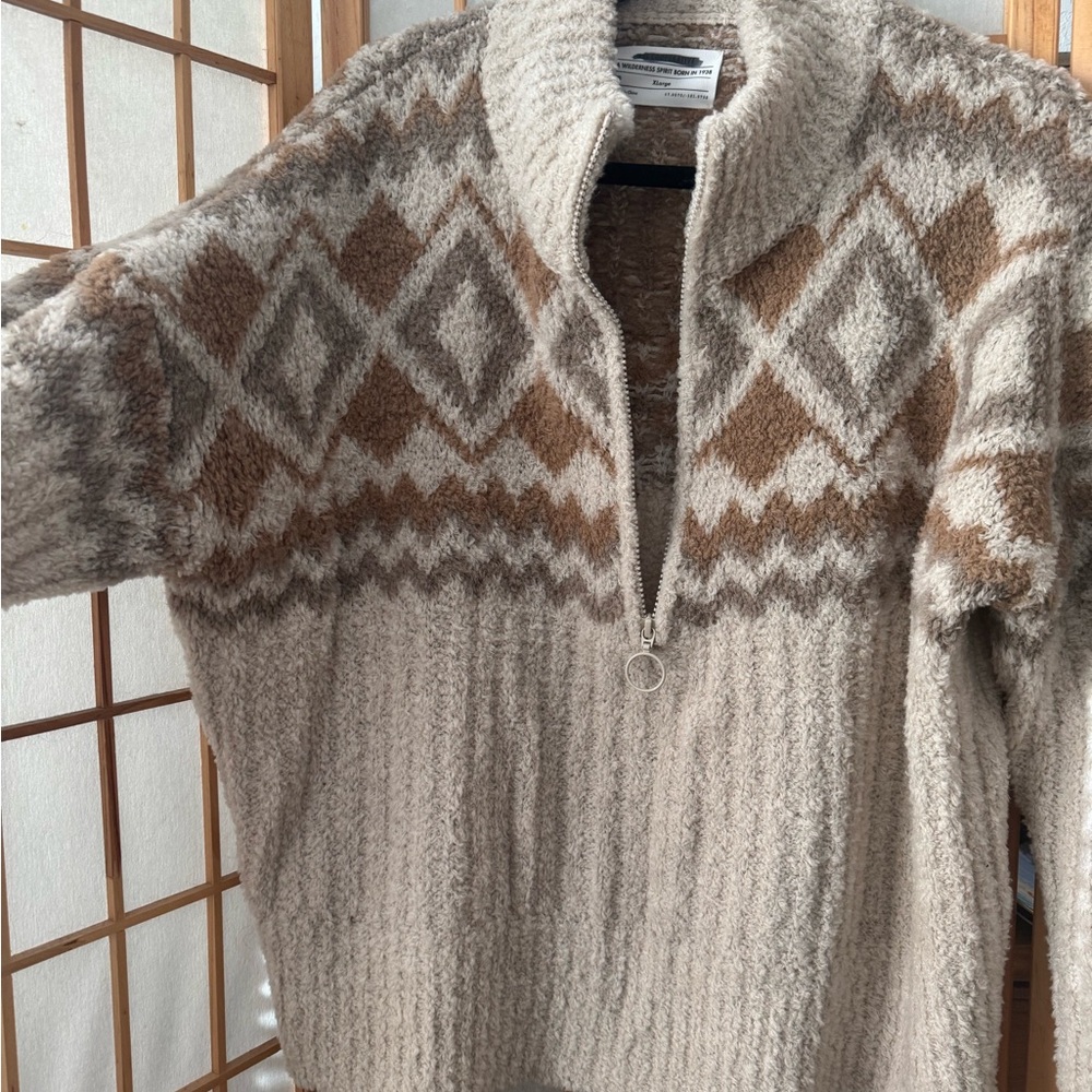 REI Wool Blend Quarter Zip